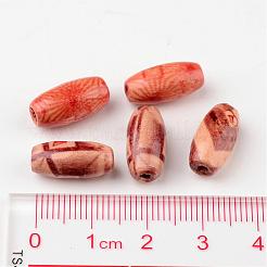 Печатные бусы из натурального дерева X-WOOD-R246-M