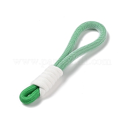 編み込みナイロンストラップ  キーチェーン、バッグ、携帯電話のストラップ用のプラスチック部品  ミックスカラー  150x40x16mm&nbsp;AJEW-C035-02