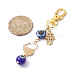 Подвесные украшения из сплава эмали HJEW-JM01677-03