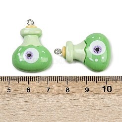 Pendentifs en résine opaque d'halloween&nbsp;RESI-C062-02C