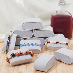 Дисплей ювелирных изделий подушки бархатного браслета BDIS-WH0010-04