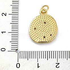 Латунные микро проложить кубического циркония подвески KK-K339-03A-G