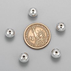 Perles rondes acryliques de placage en plastique&nbsp;PACR-L003-10mm-S