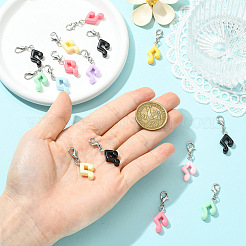 15 pz decorazioni pendenti in resina&nbsp;HJEW-YW00558