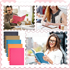 10 couverture de cahier/agenda rectangulaire en plastique PP&nbsp;AJEW-NB0009-35B