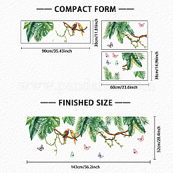 Полупрозрачные самоклеящиеся наклейки на стену из ПВХ STIC-WH0016-025