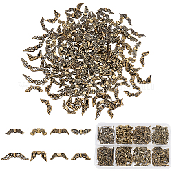 Tibetan Style Alloy Beads, Nickel Free, Wings, Antique Bronze, 160pcs/box