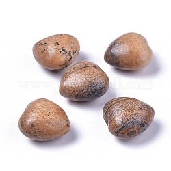 Натуральная картина яшма сердце любовь камень, карманный пальмовый камень для балансировки рейки, 20x20x13~13.5 мм