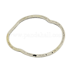 Tibetan Style Alloy Linking Rings,  Cadmium Free & Lead Free , Antique Silver, 39x30x2mm, about 476pcs/1000g