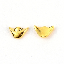 Lingotes de cabujones, clavos de arte de uñas, accesorios para la decoración del arte del clavo, dorado, 3.5x5x1mm, 95~100 unidades / bolsa