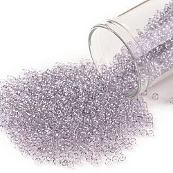 TOHO Round Seed Beads, Japanese Seed Beads, (632) Light Lavender Transparent Luster, 11/0, 2.2mm, Hole: 0.8mm, about 50000pcs/pound