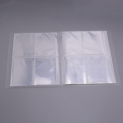 Bolsa de recepción de joyas, para tarjetas de pastillas de cuentas de joyería, Claro, 35x20x0.3 cm