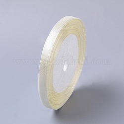1/4 pouce (6 mm) ruban de satin beige couture de mariage bricolage, 25yards / roll (22.86m / roll)