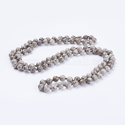 Natürliche Maifanit / Mai Fan Stein Perlen Halsketten, Runde, 36 Zoll (91.44 cm)
