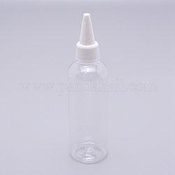 Bottiglia da spremere per animali domestici, bottiglia di liqiud, colonna, bianco, 40x150.5mm, Capacità: 100ml