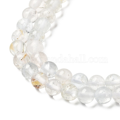 Бусины из натурального белого топаза G-RM241221-C20-1