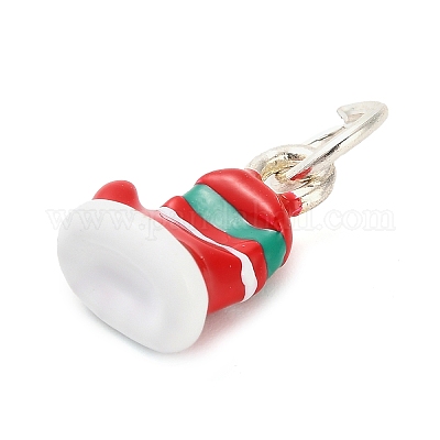 Подвески из сплава и эмали с рождественской тематикой FIND-I063-01J-1