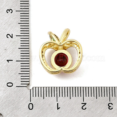 Латунные микро проложить кубического циркония подвески KK-K302-07G-1