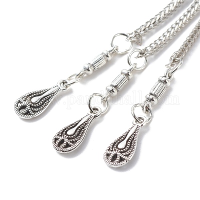 Большие подвески с кисточками из сплава в тибетском стиле FIND-I025-01E-1