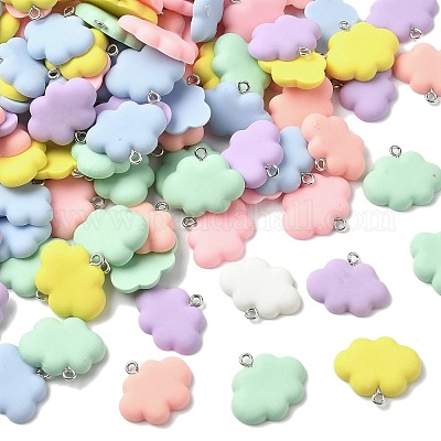 Подвески из непрозрачной смолы RESI-Z038-16P-1