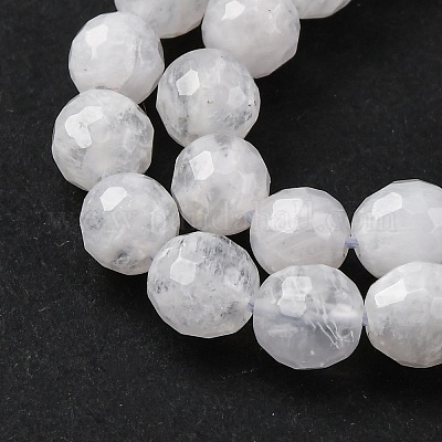 Бусины из натурального радужного лунного камня G-J403-04B-6mm-1