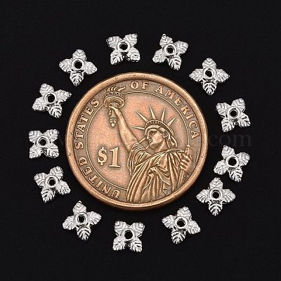 Тибетском стиле сплав шарик крышки TIBEB-Q018-S-LF-1