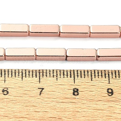 Гальванические нити из синтетических немагнитных гематитовых бусин G-I360-Y02-03-1