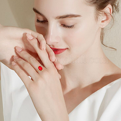 6 шт. фурнитура для открытого манжетного кольца из нержавеющей стали 304 RJEW-BBC0001-04-1