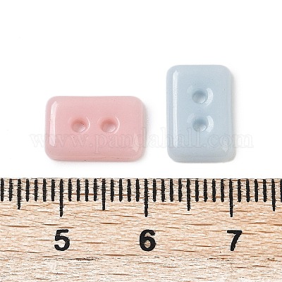 Стеклянные кнопки с 2 отверстием PORC-R010-06-1