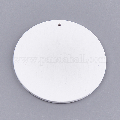 Печатные деревянные большие подвески WOOD-S047-62-1