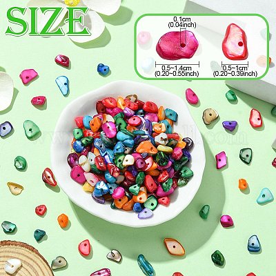 1 нить бусин-ракушек G-FS0005-77-1