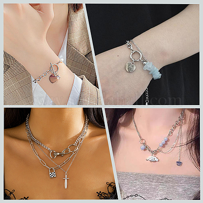 304 1000 шт. открытых соединительных колец из нержавеющей стали STAS-SP0001-71A-1