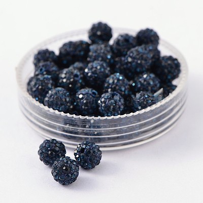 Бусины со стразами&nbsp;RB-H284-6MM-Half-207-1