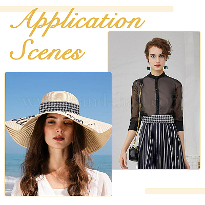 10 ярд плоского нейлонового жаккардового эластичного шнура OCOR-HS0001-01B-1