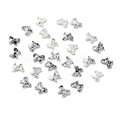 Кабошоны из смолы с точечным узором MRMJ-G015-12-1