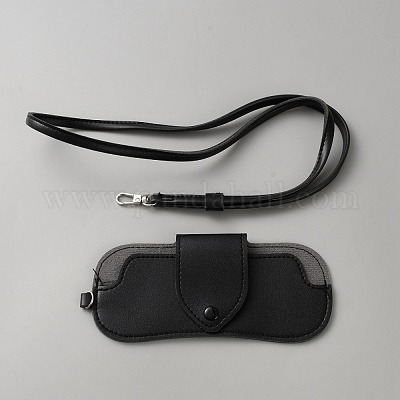 Сумки для хранения очков из искусственной кожи&nbsp;AJEW-WH20054-106B-1