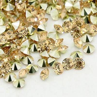 Strass en résine à pointe pointue de grade AAA&nbsp;CRES-R120-3.0mm-20-1