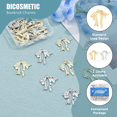 24шт 2 цвета подвески из сплава с покрытием стойки FIND-DC0005-56-1