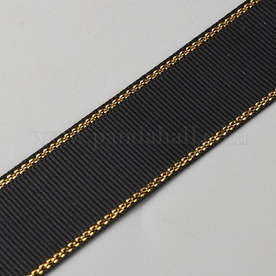 Полиэстеровая лента с золотым краем OCOR-WH0077-090A-1