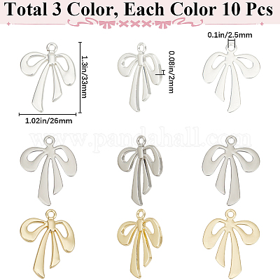 30шт 3 цвета подвески из сплава с покрытием стойки FIND-SP0002-49A-1