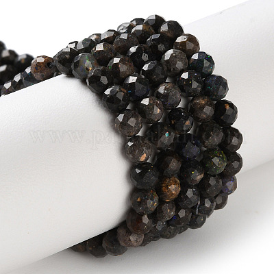 Нити бусин из натурального огненного опала G-G180-A01-02-1