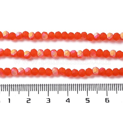 Прозрачные стеклянные бусины X1-EGLA-A034-T4mm-MB25-1