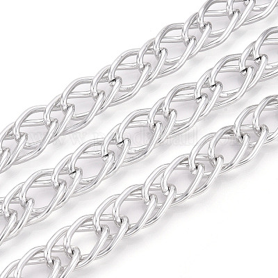 Алюминиевые двухцветные ромбовидные цепи CHA-N004-05P-1