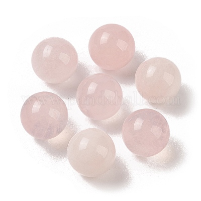 Сферические бусины из натурального розового кварца без отверстий G-K353-04A-01-1