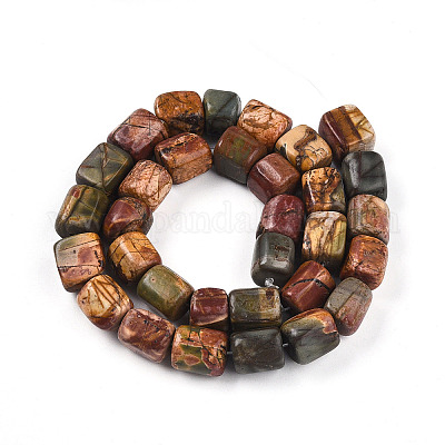 Натуральная полихромная яшма/камень Пикассо/нити бус из яшмы Пикассо G-T140-60A-1