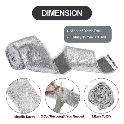 Лента из полиэстера с бахромой DIY-TAC0023-39B-1