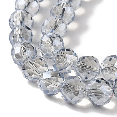 Нити гальванических бусин с жемчужным блеском EGLA-H104-08A-PL01-1