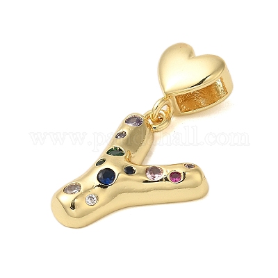 Покрытие стойки латунь микро паве прозрачные перданты из кубического циркония KK-C067-12G-Y-1