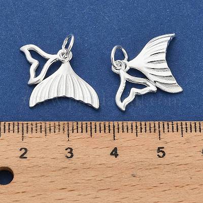 925 подвеска в виде хвоста кита из стерлингового серебра STER-P071-12S-1