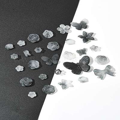 60 г прозрачных акриловых бусин OACR-FS0001-90D-1